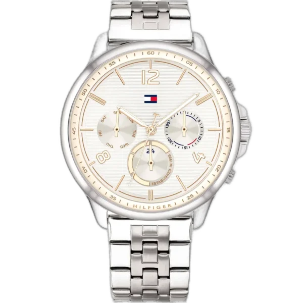 Tommy Hilfiger Watch Harper For Women - 1782222, With White Dial and Silver Stainless Steel Bracelet