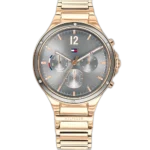 Tommy Hilfiger Watch Eve For Women - 1782277, With Gray Dial and Rose Gold Stainless Steel Bracelet