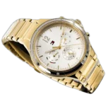 Tommy Hilfiger Watch Eve For Women - 1782278, With Silver Dial and Gold Stainless Steel Bracelet