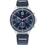 Tommy Hilfiger Watch Eve For Women - 1782281, With Blue Dial and Silver & Blue Bracelet