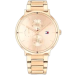 Tommy Hilfiger Watch Jenna For Women - 1782296, With Rose Gold Dial and Rose Gold Stainless Steel Bracelet