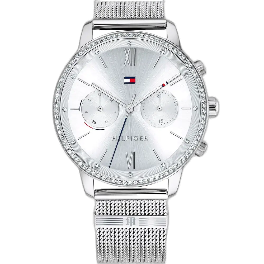 Tommy Hilfiger Watch Blake For Women - 1782301, With Silver Dial and Silver Stainless Steel Bracelet