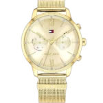 Tommy Hilfiger Watch Blake For Women - 1782302, With Gold Dial and Gold Stainless Steel Bracelet
