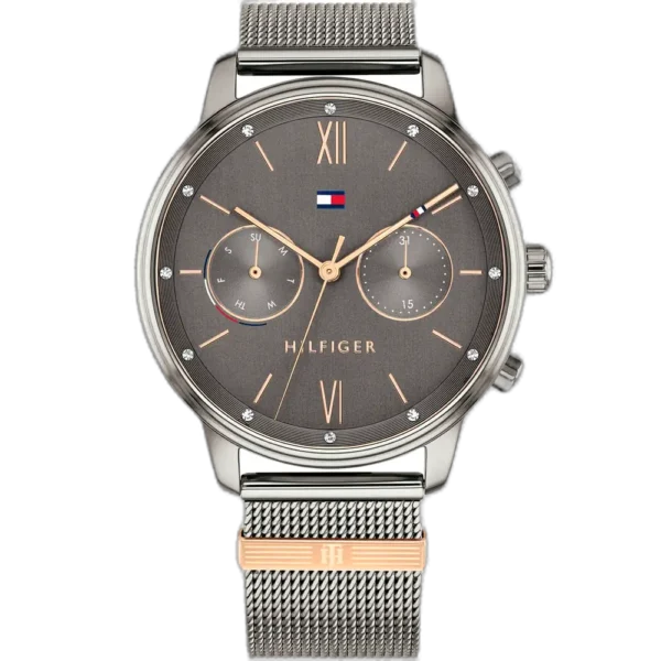 Tommy Hilfiger Watch Blake For Women - 1782304, With Gray Dial and Gray Stainless Steel Bracelet