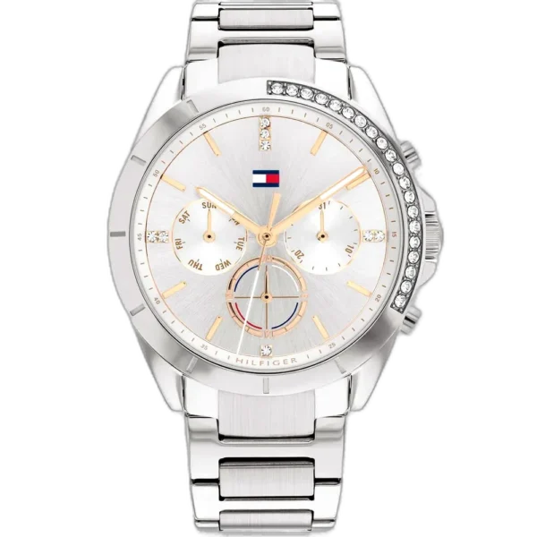 Tommy Hilfiger Watch Kennedy For Women - 1782384, With Silver Dial and Silver Stainless Steel Bracelet