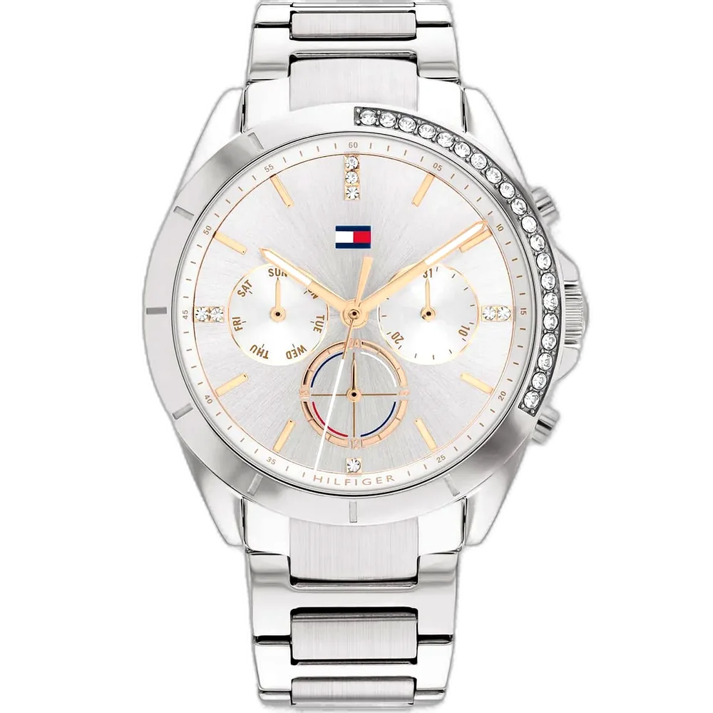 Tommy Hilfiger Watch Kennedy For Women - 1782384, With Silver Dial and Silver Stainless Steel Bracelet