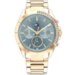 Tommy Hilfiger Watch Kennedy For Women - 1782386, With Blue Dial and Rose Gold Stainless Steel Bracelet