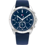 Tommy Hilfiger Watch Kennedy For Women - 1782389, With Navy Blue Dial and Navy Blue Silicone Strap