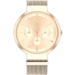 Tommy Hilfiger Watch Lidia For Women - 1782538, With Rose Gold Dial and Rose Gold Stainless Steel Bracelet