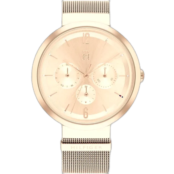 Tommy Hilfiger Watch Lidia For Women - 1782538, With Rose Gold Dial and Rose Gold Stainless Steel Bracelet