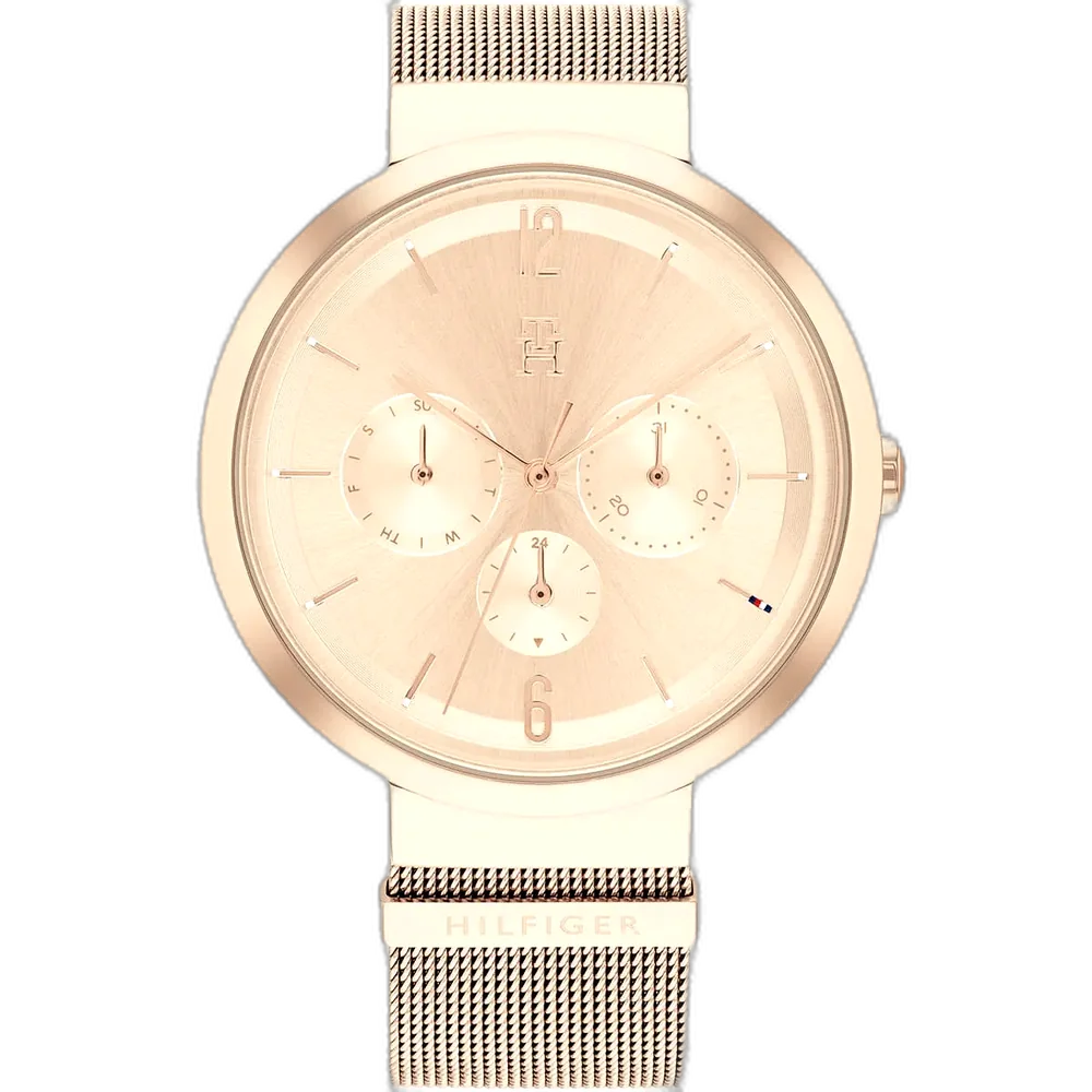 Tommy Hilfiger Watch Lidia For Women - 1782538, With Rose Gold Dial and Rose Gold Stainless Steel Bracelet