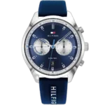 Tommy Hilfiger Watch Bennett For Men - 1791781, With Blue Dial and Blue Silicone Strap