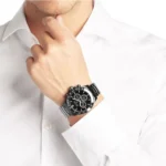 Hugo Boss Ikon Chronograph Watch For Men - 1512961, With Black Dial - Image 9