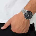 ⁦ساعة هوجو بوس رافال كرونوغراف للرجال 1513509 - مينا باللون الأسود⁩ - الصورة ⁦8⁩