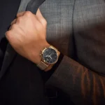 ⁦ساعة هوجو بوس كومبانيون كرونوغراف للرجال 1513548 - مينا باللون الأسود⁩ - الصورة ⁦10⁩