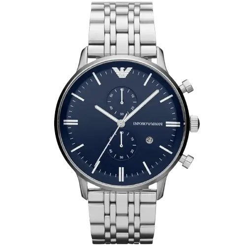 Emporio Armani Watch Gianni For Men - AR1648, With Blue Dial