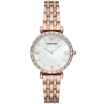 Emporio Armani Watch Gianni T-Bar For Women - AR11294, With White Dial - Image 3