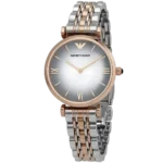 Emporio Armani Watch Gianni T-Bar For Women - AR1725, With Gray Dial - Image 3
