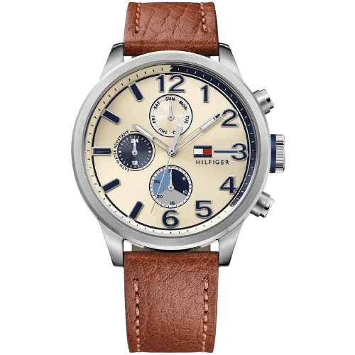 Tommy Hilfiger Watch For Men - 1791239, With Beige Dial