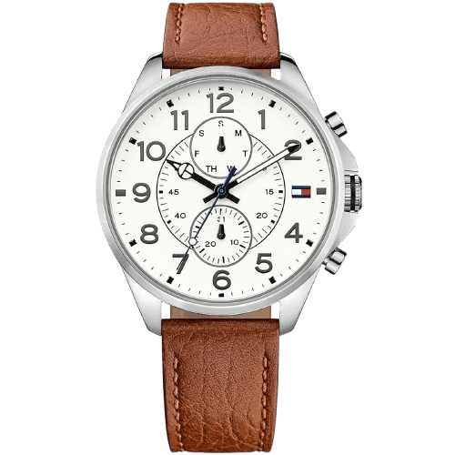 Tommy Hilfiger Watch Dean For Men - 1791274, With White Dial
