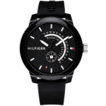 Tommy Hilfiger Watch Denim For Men - 1791483, With Black Dial