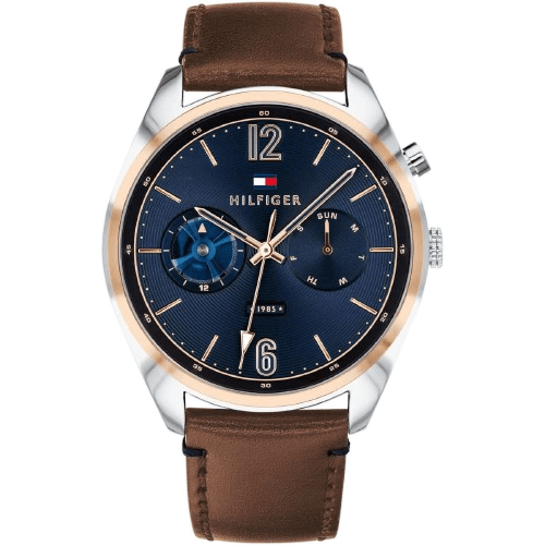 Tommy Hilfiger Watch Deacan For Men - 1791549, With Blue Dial
