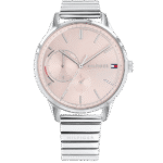 Tommy Hilfiger Watch Brooke For Women - 1782020, With Pink Dial and Silver Stainless Steel Bracelet