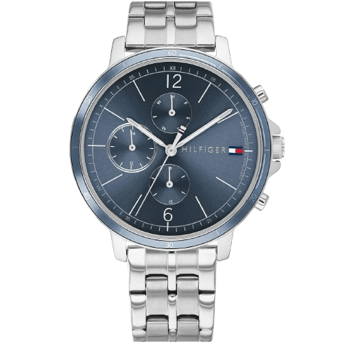 Tommy Hilfiger Watch Madison For Women - 1782188, With Blue Dial and Silver Stainless Steel Bracelet