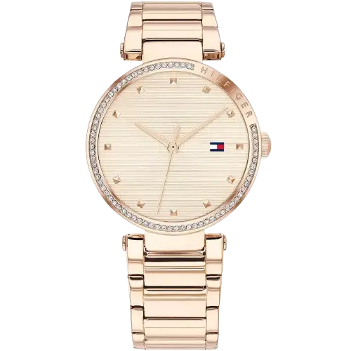 Tommy Hilfiger Watch Lynn For Women - 1782237, With Rose Gold Dial and Rose Gold Stainless Steel Bracelet