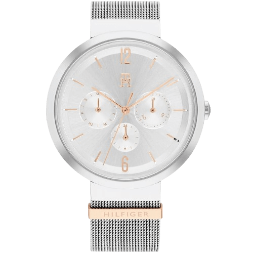 Tommy Hilfiger Watch Lidia For Women - 1782537, With Silver Dial and Silver Stainless Steel Bracelet