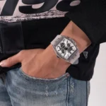 Guess Phoenix Watch For Men – GW0203G1, With Silver Dial - Image 9