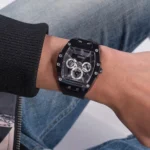 Guess Phoenix Watch For Men – GW0203G3, With Black Dial - Image 8