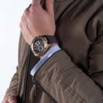 ⁦ساعة جيس بوسيدون للرجال – GW0425G1، هيكل بنبرة ذهبية⁩ - الصورة ⁦5⁩