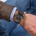 ⁦ساعة جيس بوسيدون للرجال – GW0425G1، هيكل بنبرة ذهبية⁩ - الصورة ⁦6⁩