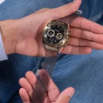 ⁦ساعة جيس بوسيدون للرجال – GW0425G1، هيكل بنبرة ذهبية⁩ - الصورة ⁦7⁩