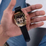 Guess Phoenix Men's – GW0202G1, With Black Skeleton-Effect Dial, - Image 9