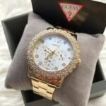 Guess Dazzler Ladies Watch – W0335L2, Silver -Dial - Image 7