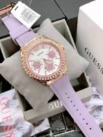 Guess Starlight Ladies Watch – W0846L6, White Dial. - Image 6