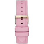 Guess W1053L3 Limelight women’s watch pink dial pink silicone rose gold crystal bezel Egypt