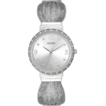 Guess Chiffon W1083L1 women's watch silver dial silver mesh bracelet Egypt authentic