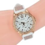 Guess Swirl Ladies Watch W1096L2, Luxurious Rose Gold - Image 6