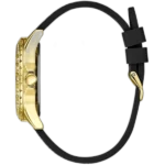 Guess Swirl Ladies Watch W1096L3, Dramatic All-Black. - Image 3