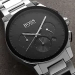 ⁦ساعة هوجو بوس بيك كرونوغراف للرجال 1513762 - مينا باللون الأسود⁩ - الصورة ⁦11⁩