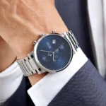⁦ساعة هوجو بوس انتيجرتي كرونوغراف للرجال 1513779 - مينا باللون الأزرق⁩ - الصورة ⁦8⁩