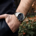 ⁦ساعة هوجو بوس سكاي ماستر كرونوغراف للرجال 1513784 - مينا باللون الأزرق⁩ - الصورة ⁦7⁩
