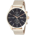Hugo Boss Chronograph Watch Associate For Men - 1513806, With Black Dial - Image 2