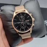 Hugo Boss Chronograph Watch Associate For Men - 1513806, With Black Dial - Image 11