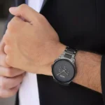 ⁦ساعة هوجو بوس بيك كرونوغراف للرجال 1513814 - مينا باللون الأسود⁩ - الصورة ⁦10⁩