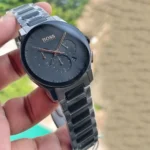⁦ساعة هوجو بوس بيك كرونوغراف للرجال 1513814 - مينا باللون الأسود⁩ - الصورة ⁦11⁩