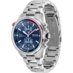 Hugo Boss Globetrotter Chronograph Watch For Men - 1513823, With Blue Dial - Image 2
